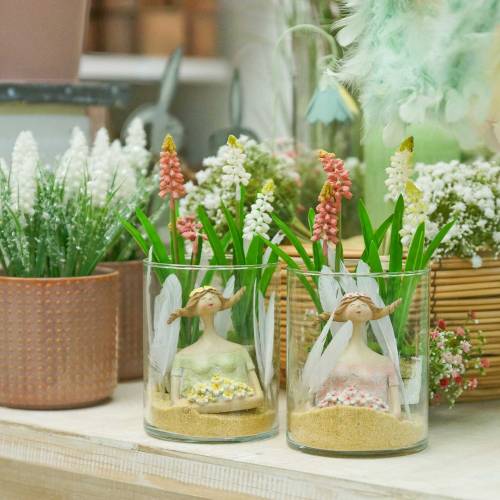 Floristik24 Jacinthe de raisin en pot de bouleau blanc 24cm