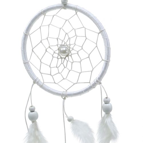Floristik24 Attrape-rêves avec plumes blanc 50cm 2pcs