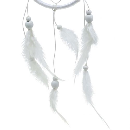 Floristik24 Attrape-rêves avec plumes blanc 50cm 2pcs