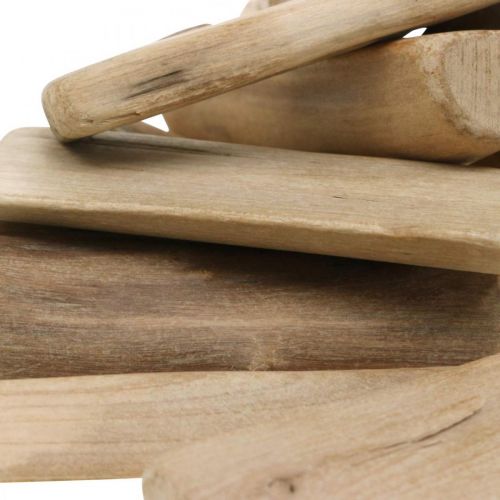 Floristik24 Bois flotté nature, bois décoration maritime L8cm 250g