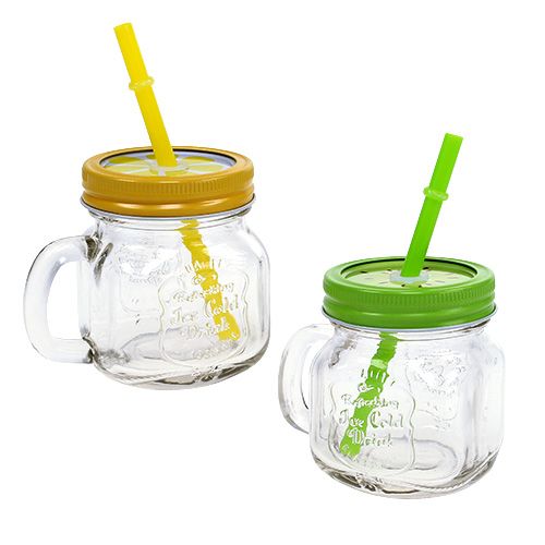 Verre avec couvercle Ø 7 cm H. 9 cm 2 p.