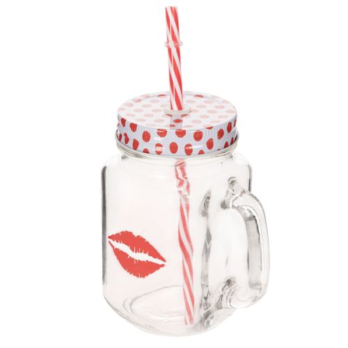 Verre avec couvercle et anse Ø7cm H13,5cm acheter | Floristik24.fr
