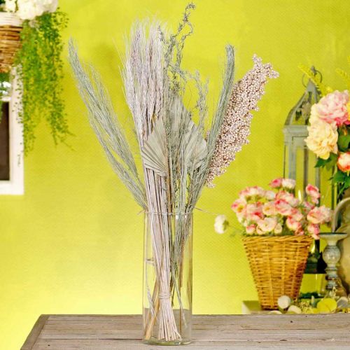 Floristik24.fr Mélange de fleurs séchées blanc-nature exotique, mélange de  flore sèche - acheter pas cher en ligne