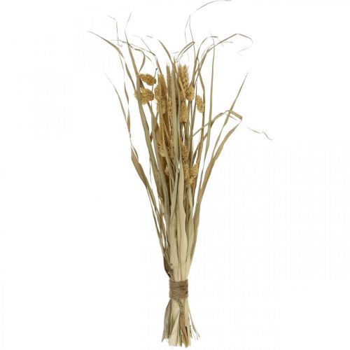 Herbes séchées et céréales naturelles en botte bouquet séché 48cm