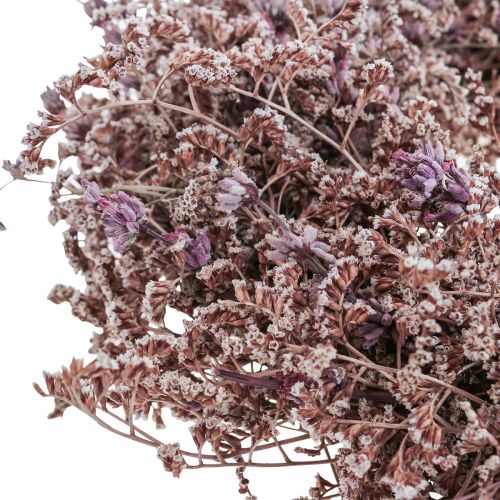 Article Couronne de fleurs séchées lavande de mer nature Ø30cm