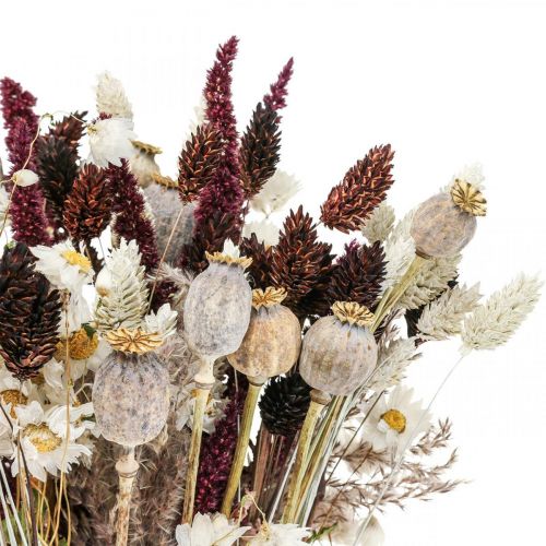 Bouquet de fleurs séchées décoration estivale fleurs séchées 58cm