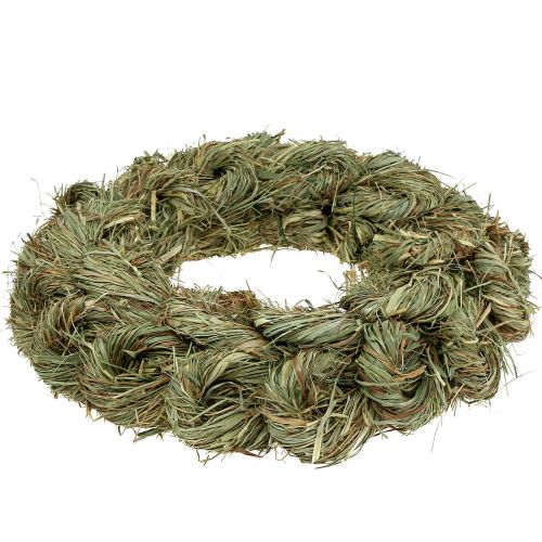 Article Couronne de porte, couronne de foin naturel Ø30cm 1 pc