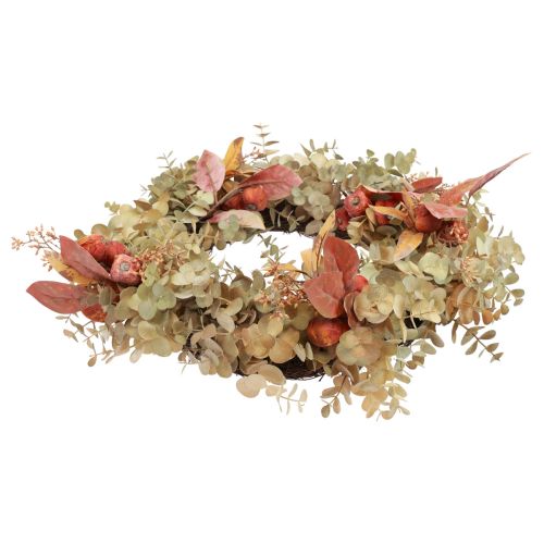 Floristik24 Couronne de porte eucalyptus couronne d'eucalyptus décoration artificielle Ø55cm