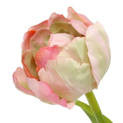 Article Tulipe rose, vert 37cm 6pcs