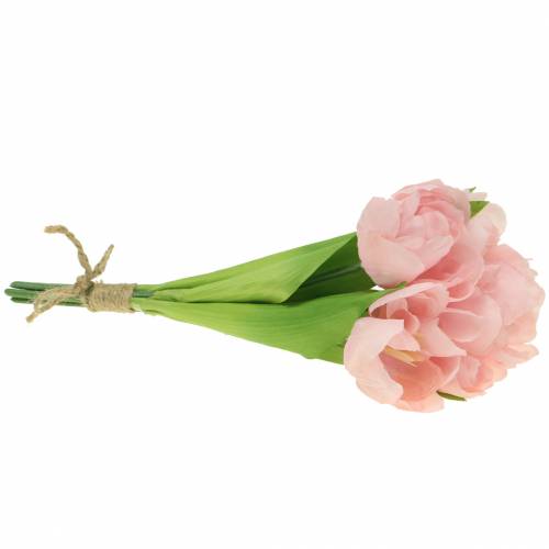 Floristik24 Tulipes artificielles rose 26.5cm 5pcs