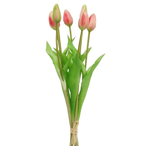 Floristik24 Collier tulipe rose real touch