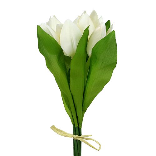 Floristik24.fr Bouquet de tulipes blanches (6 p.) - acheter pas cher en  ligne