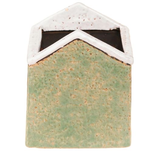 Article Jardinière en céramique Maison de l&#39;Avent Menthe Blanche 10×10×12cm