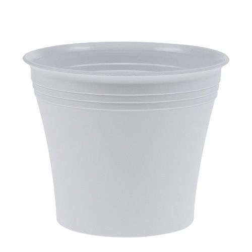 Floristik24 Jardinière Michele Blanc 18cm