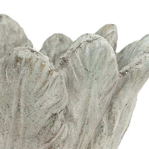 Floristik24 Pot de fleur à ressort gris Ø17cm H14cm 1p