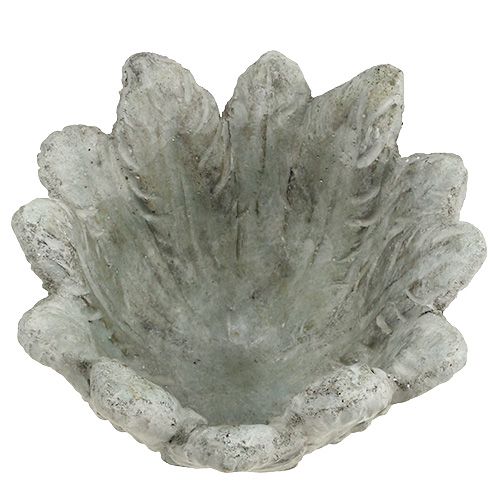 Floristik24 Pot de fleur à ressort gris Ø17cm H14cm 1p