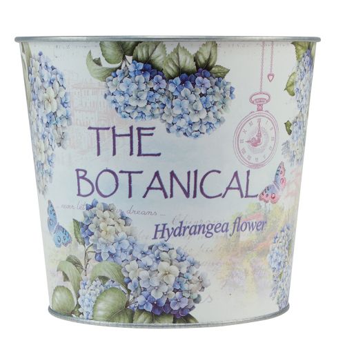 Floristik24 Jardinière pot de fleur métal petit hortensia Ø17,5cm H16cm