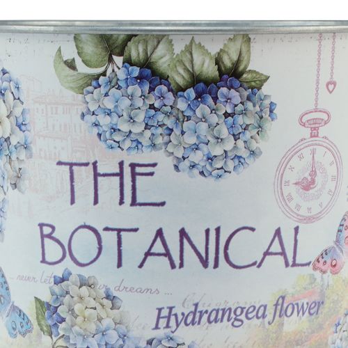 Article Jardinière pot de fleur métal petit hortensia Ø17,5cm H16cm