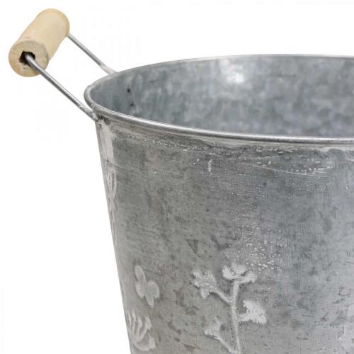 Article Jardinière jardinière seau métal déco vintage Ø12cm H10cm