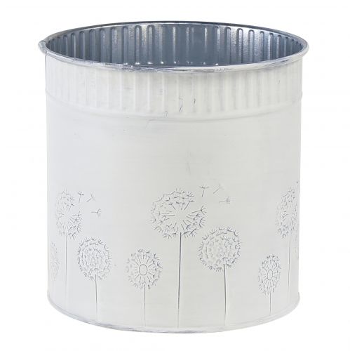 Floristik24 Jardinière pot de fleur pissenlit blanc Ø12,5cm H14cm