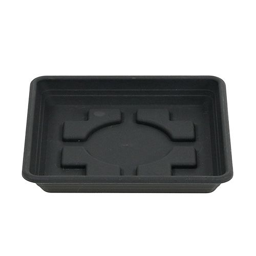 Dessous de verre Lara carré 20cm x 20cm anthracite 1 pièce