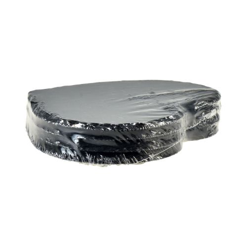 Article Décoration coeur en ardoise Saint Valentin coeur noir L16cm 4 pcs