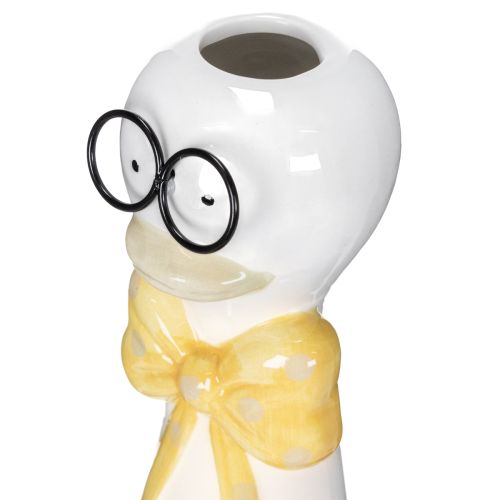 Article Vase canard au design mignon pour une décoration de table amusante, 24 cm, lot de 2