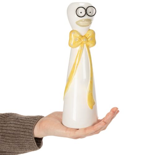 Article Vase canard au design mignon pour une décoration de table amusante, 24 cm, lot de 2