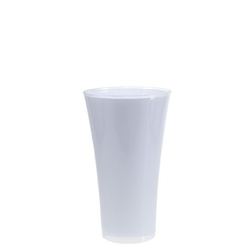 Article Vase “Fizzy” Ø13,5cm H20,5cm blanc 1 pce