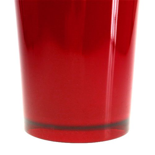 Floristik24 Vase &quot;Fizzy&quot; Ø16cm H27cm rouge, 1pc