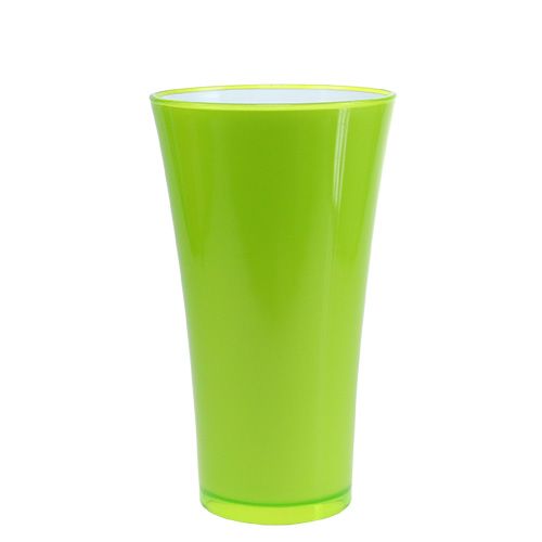 Article Vase &quot;Fizzy&quot; Ø20cm H35cm vert pomme, 1pc