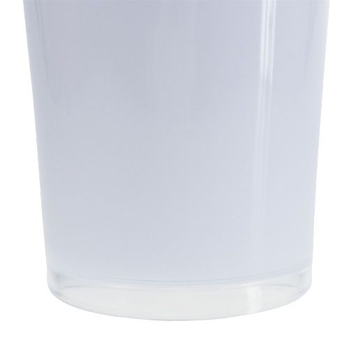 Article Vase “Fizzy” Ø20cm H35cm blanc 1 pce