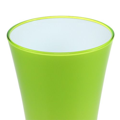 Article Vase “Fizzy” Ø28,5cm H45cm vert pomme 1 pce