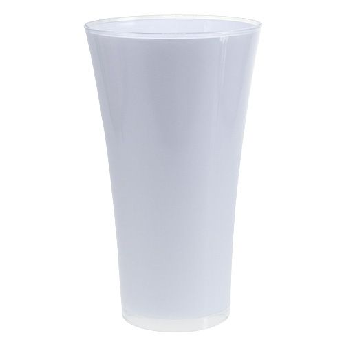 Floristik24 Vase &quot;Fizzy&quot; Ø28.5cm H45cm blanc, 1pc