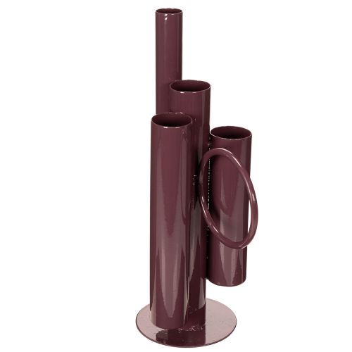 Article Vase fin et moderne pour une décoration de table élégante ; vase décoratif exclusif au design remarquable ; 31 cm