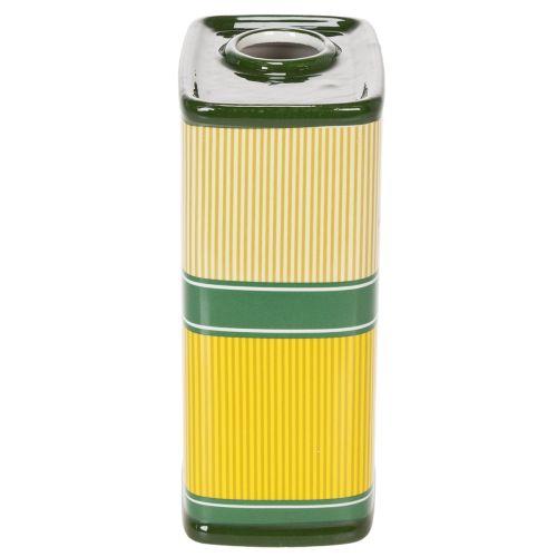 Article Vase à huile d'olive en céramique - Décoration de table idéale pour les fleurs séchées, 18 cm