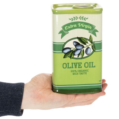 Article Vase à huile d'olive en céramique, idéal pour la décoration de la cuisine et d'une table méditerranéenne, 18 cm