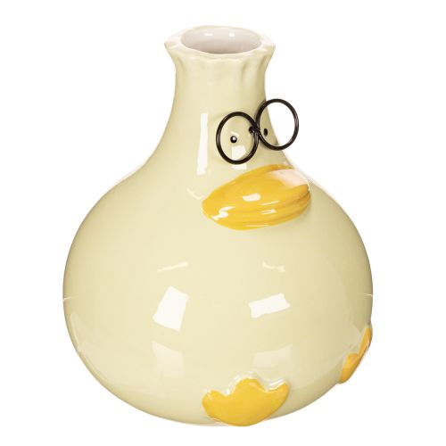 Article Vase figurine canard, céramique, design joyeux, idéal pour les intérieurs modernes, 15 cm, lot de 2