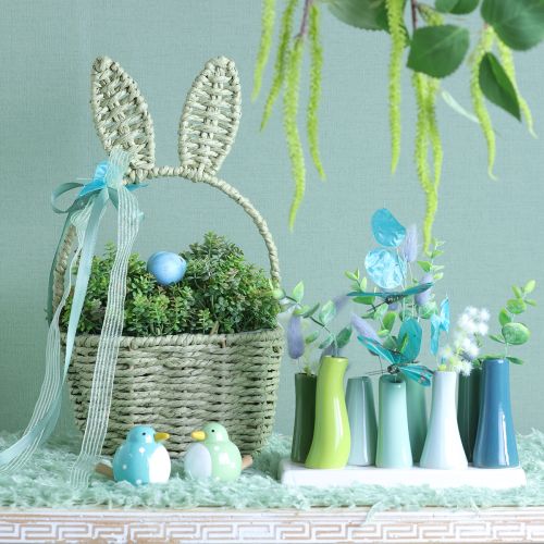 Article Ensemble de mini vases décoratifs, décoration intérieure créative, 18 cm