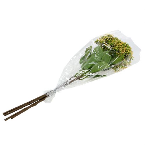 Floristik24 Branche de baies de viorne 54cm jaune 4pcs