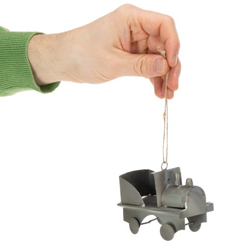 Article Voitures décoratives vintage en métal à suspendre, tailles assorties, 9-10 cm, lot de 4