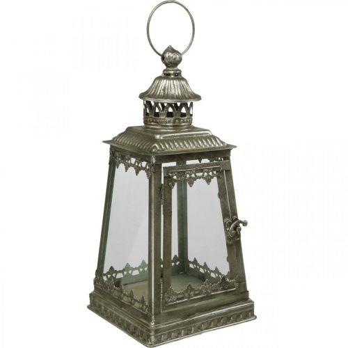 Lanterne décorative vintage lanterne métal lanterne de jardin H33cm