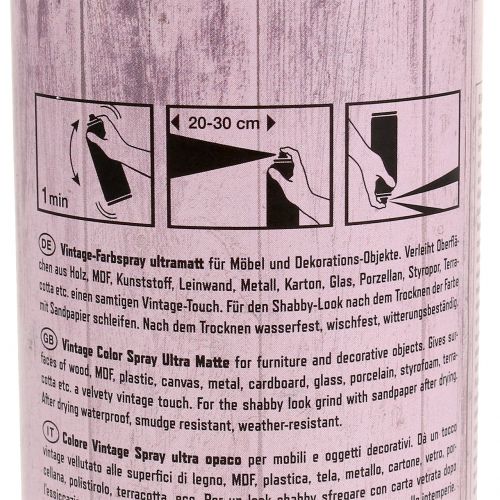 Floristik24 Peinture en aérosol rose clair vintage 400 ml