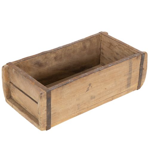 Jardinière vintage en bois, forme brique, 30 cm acheter | Floristik24.fr