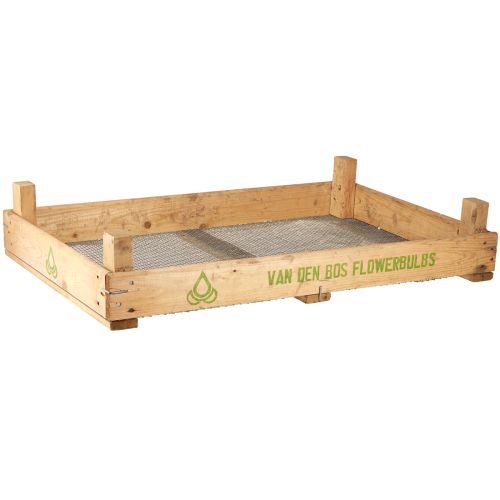 Article Boîte en bois vintage avec grillage, style campagnard, 75×50×14cm