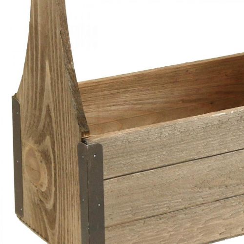 Article Boîte en bois vintage pour planter boîte à outils boîte à plantes 28×14×31cm