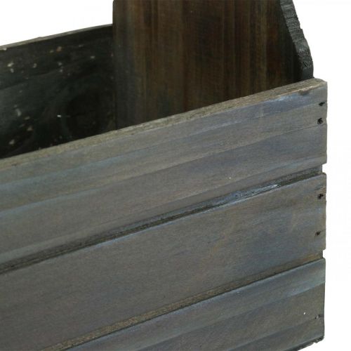 Floristik24 Jardinière en bois pour jardinière vintage marron 28×14×31cm