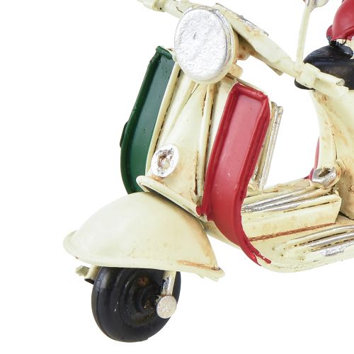 Floristik24 Décoration de table scooter métal vintage déco été L12cm