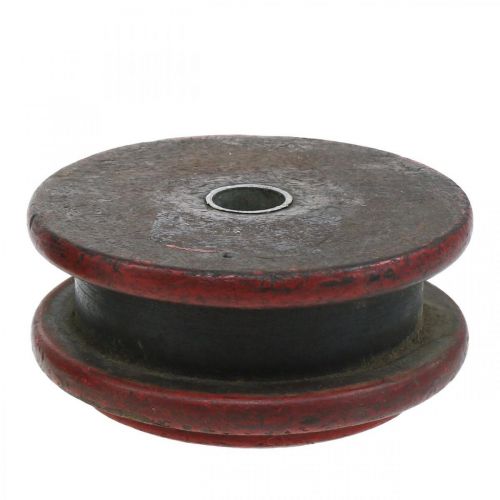 Déco rouleau inversé, bougeoir, décoration de table, design industriel, look vintage Ø12cm