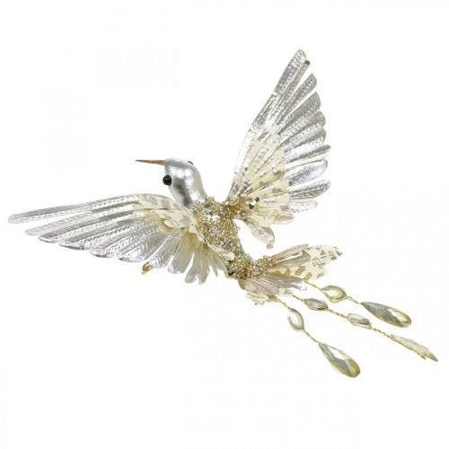 Colibri, décorations d'arbre de Noël, oiseau décoratif, décorations de Noël L20cm W20cm
